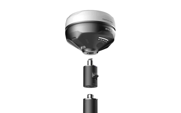 Embout fixation rapide Emlid avec Reach RS4 de profil
