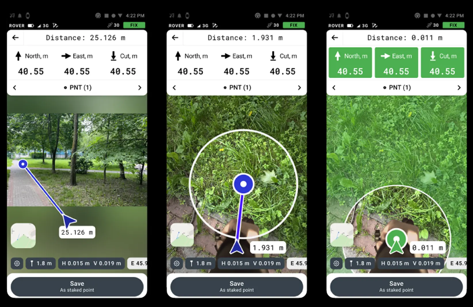 Implantation de points à distance grâce au Reach RS4 Pro et Emlid Flow
