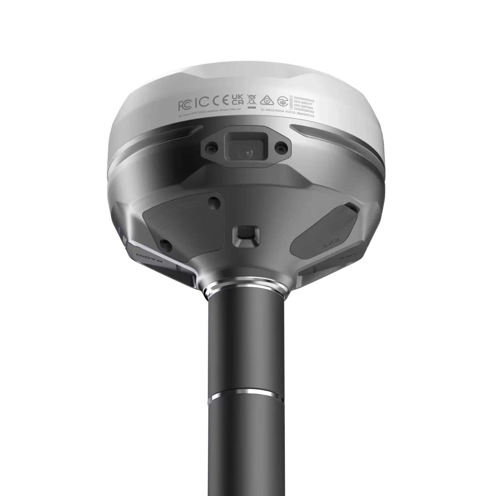 Reach RS4 Pro avec ses 2 caméras de réalité augmentée pour un relevé topographique GNSS RTK de haute précision.